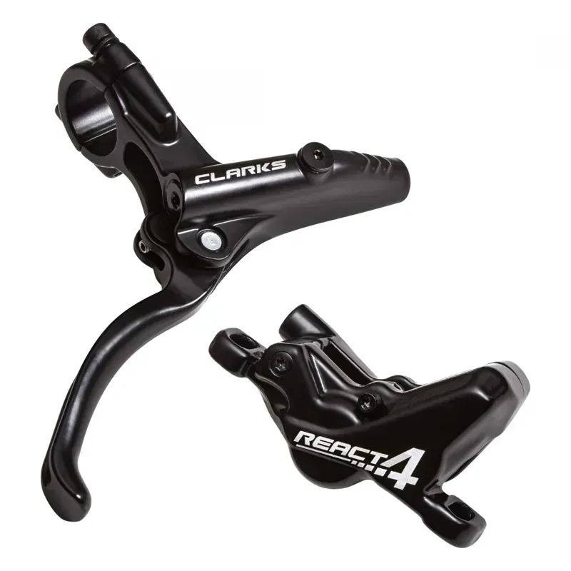 Clarks React 4 160mm Hydraulic Disk Brake Kit in Black
