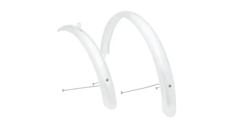 Electra Townie Original 26 Aluminum Fender Set in White