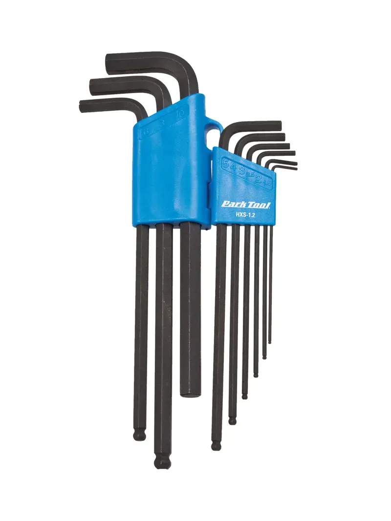 Park Tool HXS-1.2 Pro L-Shaped Hex Wrench Set in Black
