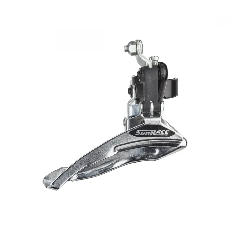 Sunrace FD-R31 28.6/31.8 Front Derailleur in Silver/Black