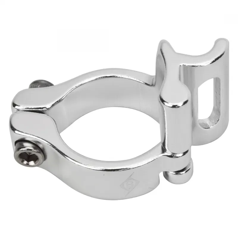 Origin8 Braze-On 34.9mm Clamp Adapter in Silver
