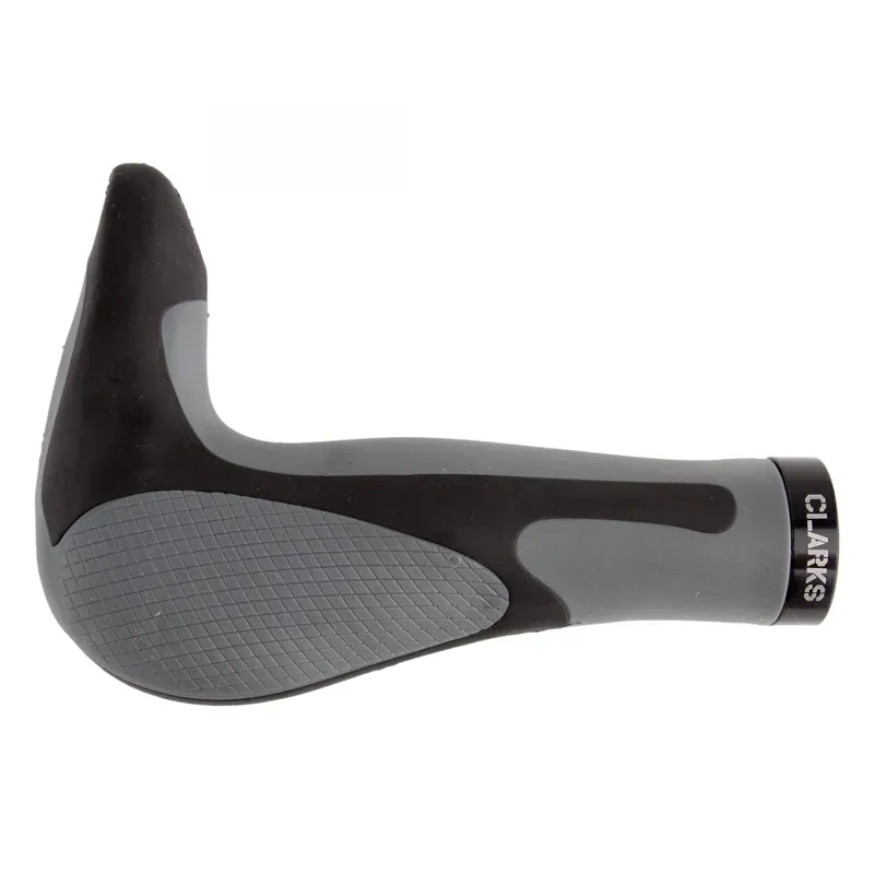 Clarks 205 Ergonomic Grips w/BarEnds in Black/Gray