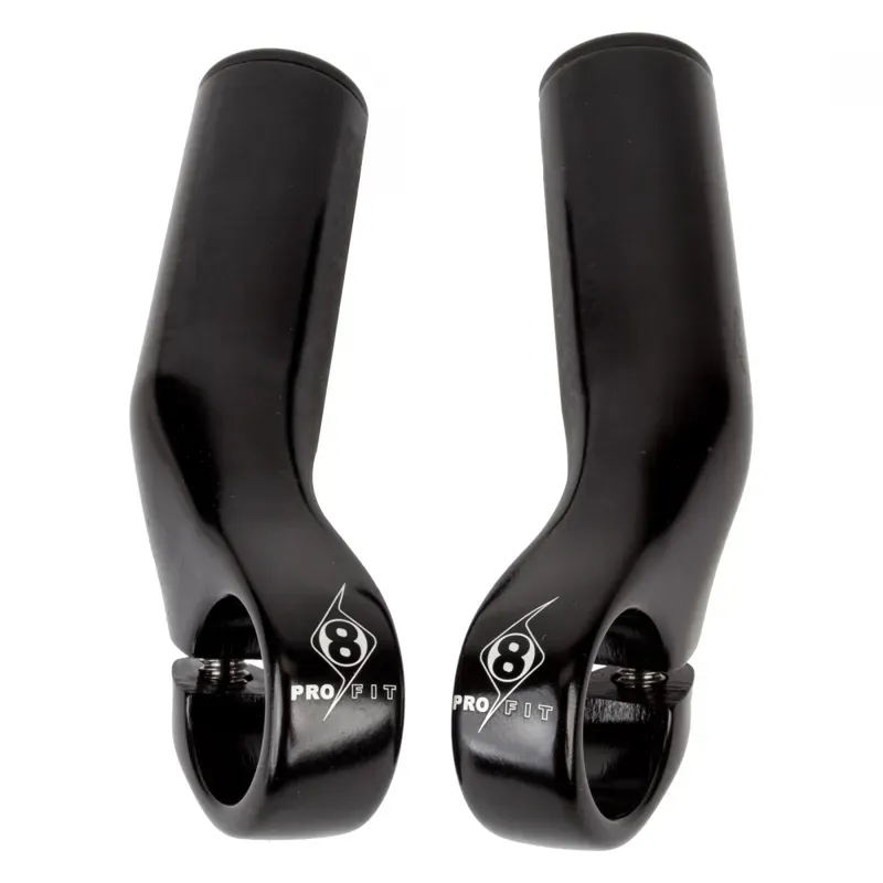 Origin8 P-Lite Alloy Bar Ends in Black