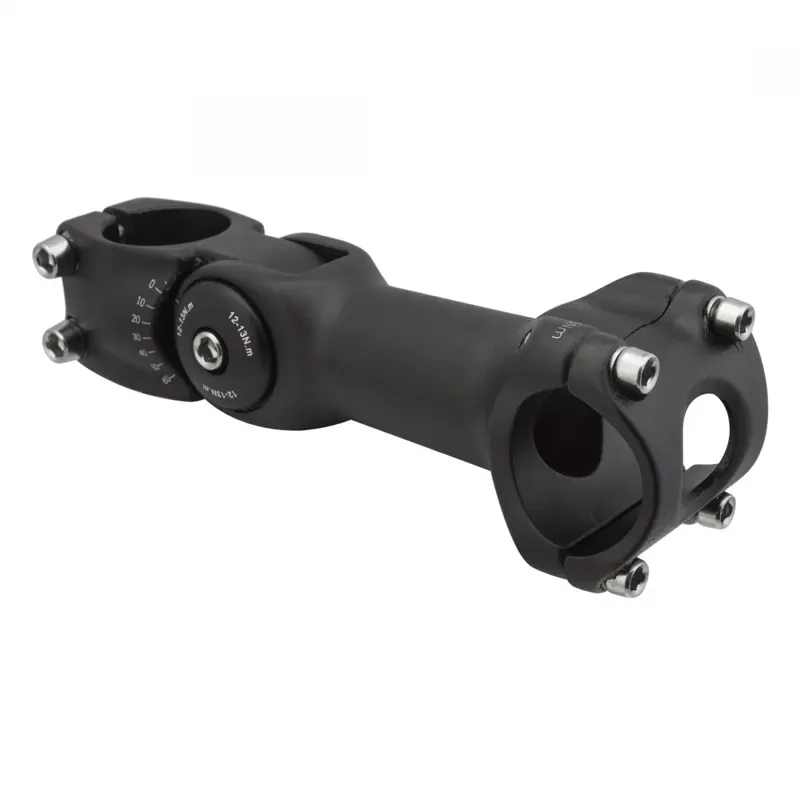 Sunlite Adjustable 125 Universal 31.8-25.4/28.6-25.4 MTB Stem in Black