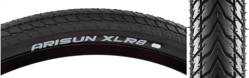 Arisun XLR8 60-tpi 24x1.75-inch Wire Tire in Black