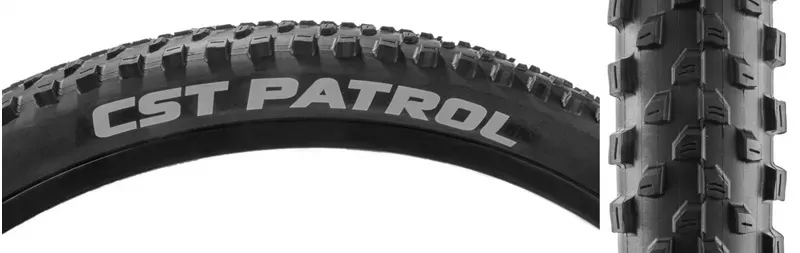 CSTP Patrol 26x2.25 BSK Wire Tire in Black