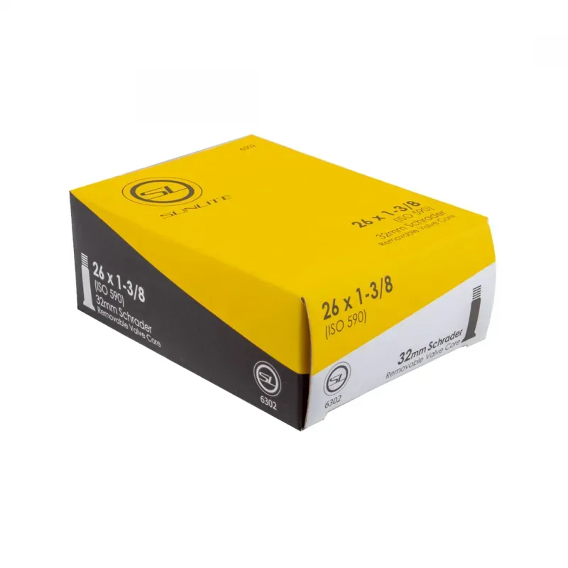 Sunlite Schrader Valve Inner Tube - SV32 33mm 26x1-3/8