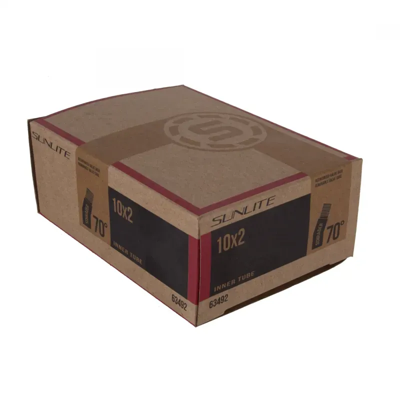 Sunlite 70d Angled Valve Scooter Inner Tube - 45mm 10x2-inch