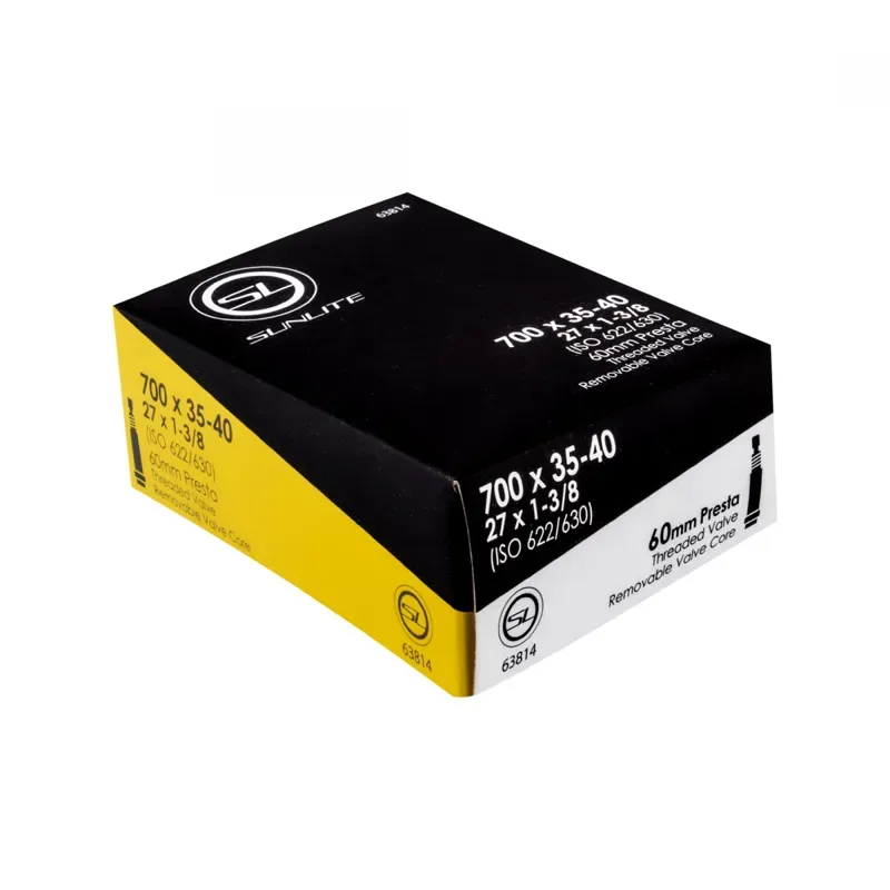 Sunlite PV60/THRD Inner Tube - 33mm 700x35-40c/27x1 3/8-inch