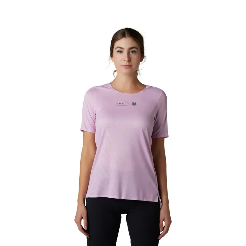 Fox Flexair Short Sleeve Women's Jersey in Blush-1