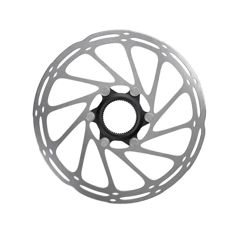 SRAM Centerline Centerlock Rounded Rotor in Silver
