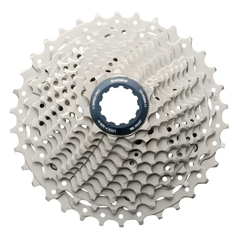 Shimano CS-HG800 11-34-tooth 11-speed Hyperglide Cassette in Silver