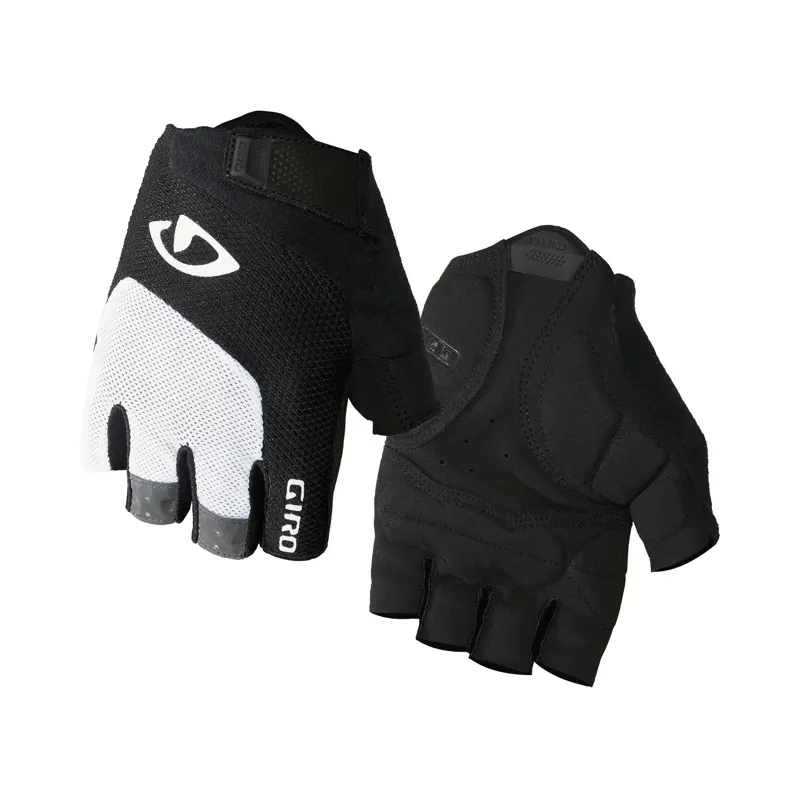Giro Bravo Gel Road Cycling Mitt In White