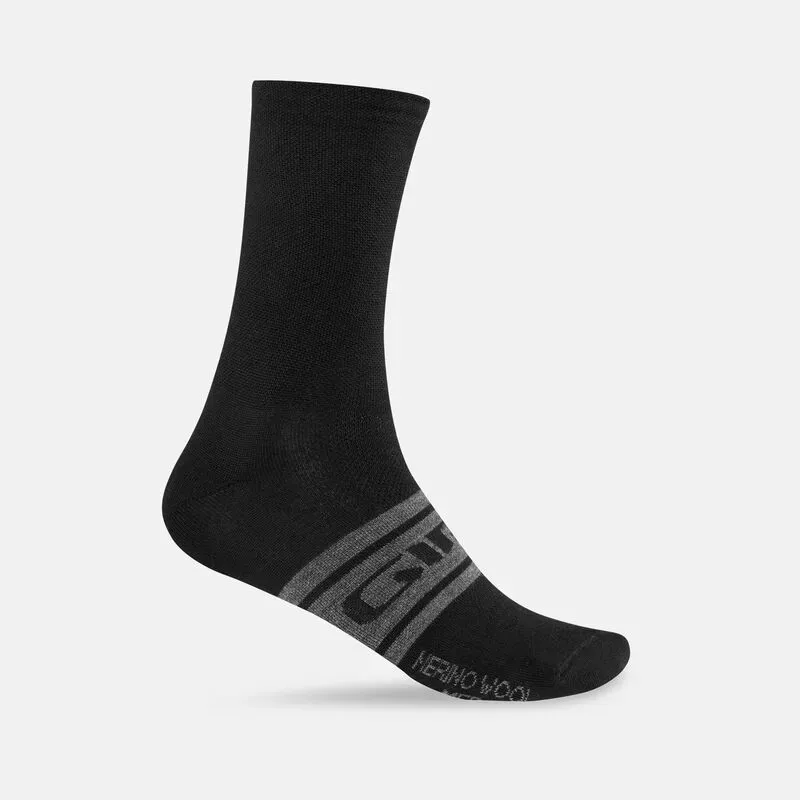 Socks Giro Seasonal Merino Wool Blk/Char LG