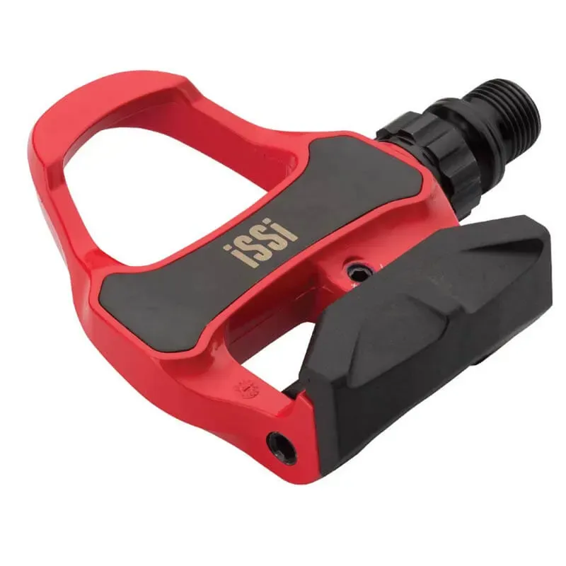 Issi Carbon Road Pedals in Really Red
