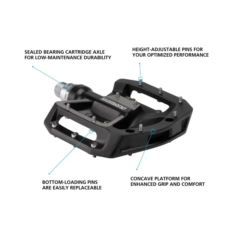 Shimano PD-GR500 Pedals in Black-1