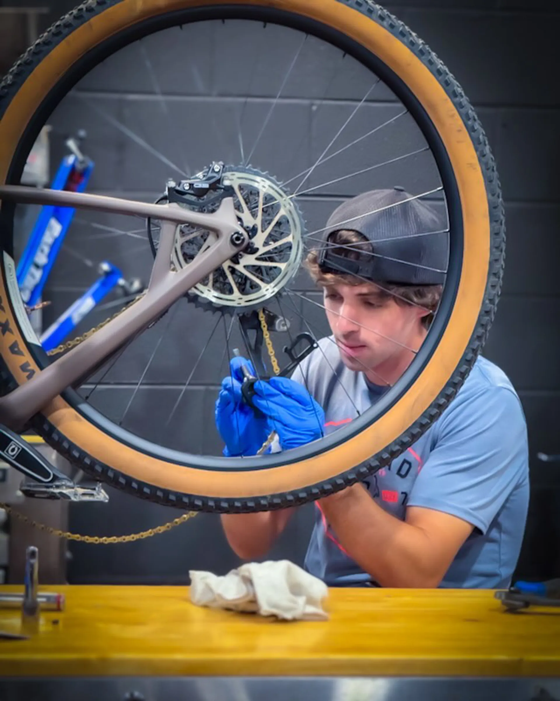 Custom bike building