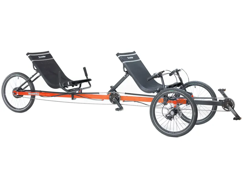 TerraTrike Rover Tandem E+ - Habanero