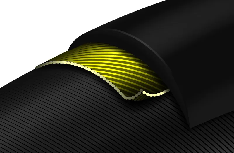 Continental Grand Prix 5000 S TR Tire 700 x 28 Tubeless Folding Tour De France Limited Edition BlackChili Vectran Lazergrip in Black-1