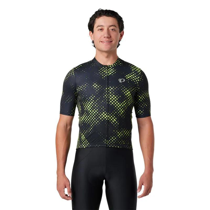 Pearl Izumi Attack Short Sleeve Jersey in Black/SY-2