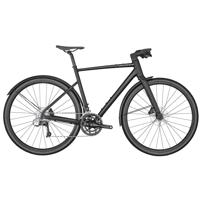 Scott Metrix 30 EQ Flatbar Road Bike in Black