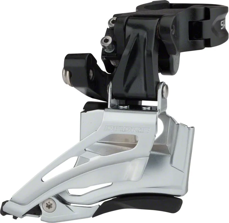 Shimano Deore FD-M618-H 10-Speed Double Down-Swing Top-Pull Front Derailleur
