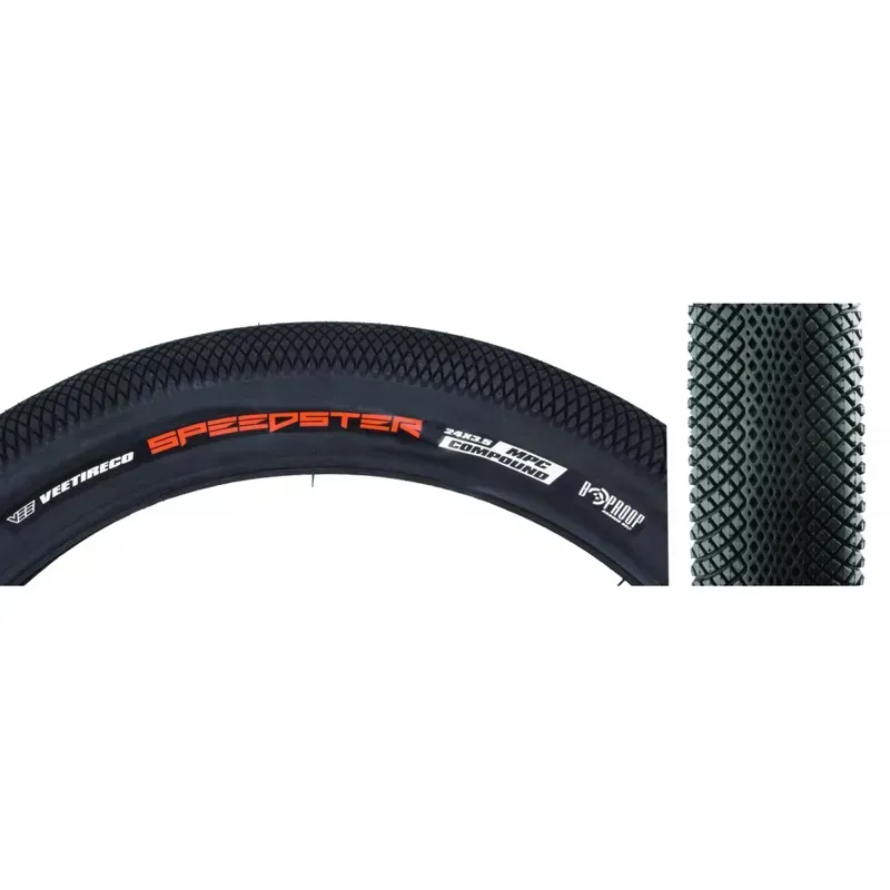 Sunlite Baja Wire Belted Tire 24x3.5 in Black