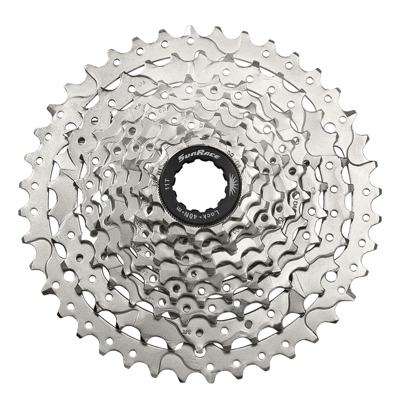 Sunrace CSM989AW 11-36 9-Speed Cassette in Nickel Silver