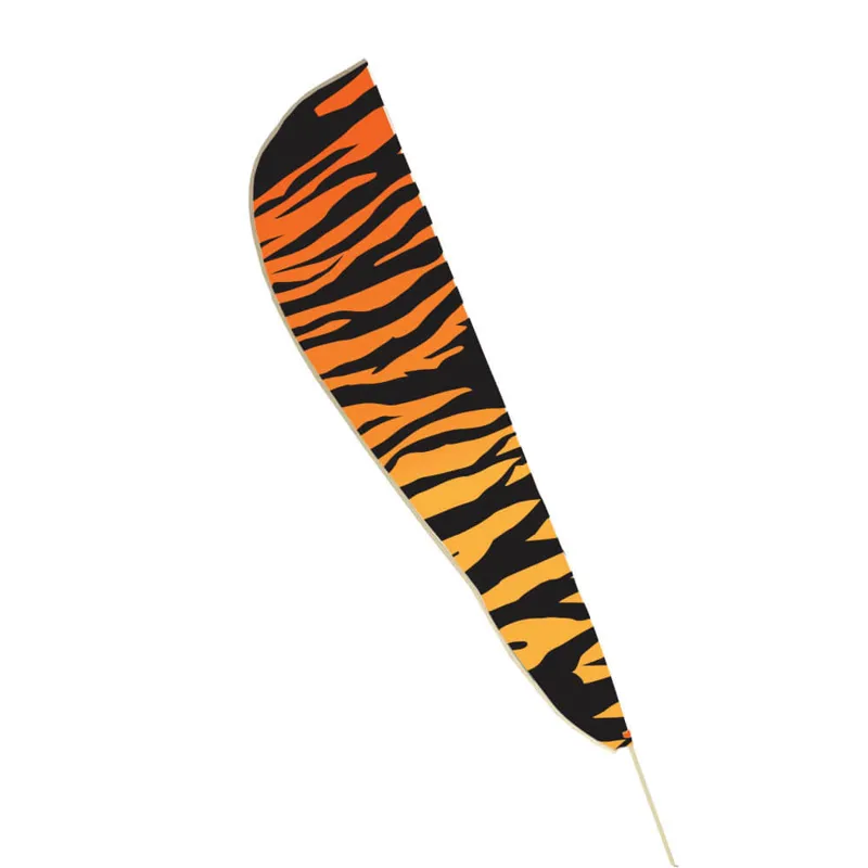 Terratrike Teardrop Flag in Tiger