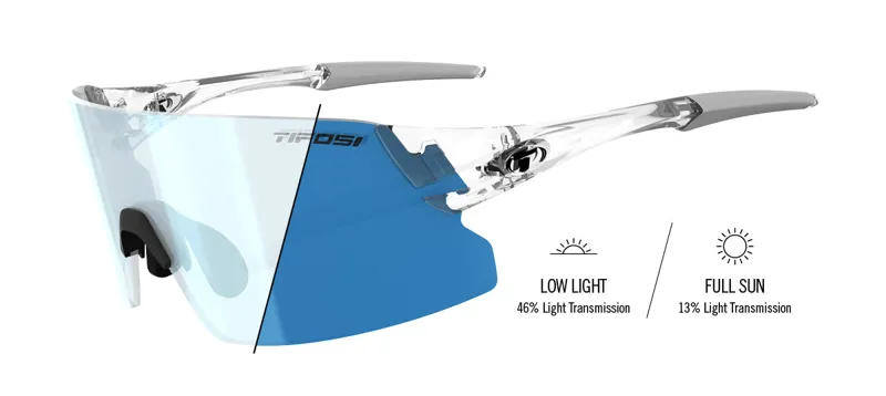 Tifosi Rail XC Sunglasses in Crystal Clear Clarion Blue-1