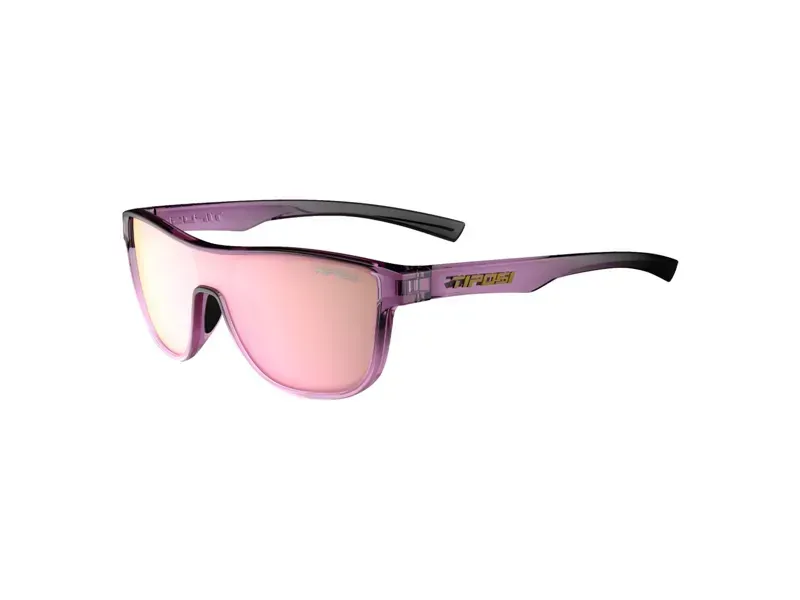 Tifosi Sizzle Single Lens Sunglasses in Crystal Peach Blush