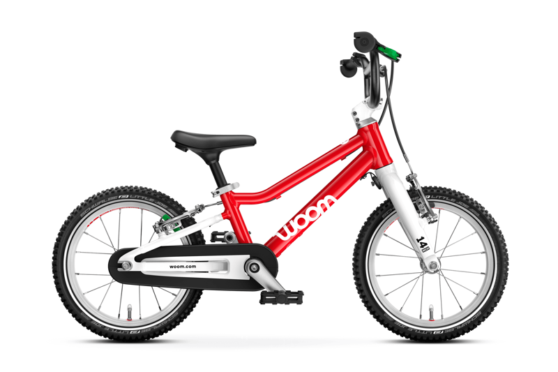 Woom Go 2 - 14 - Kids Bike - Woom Red