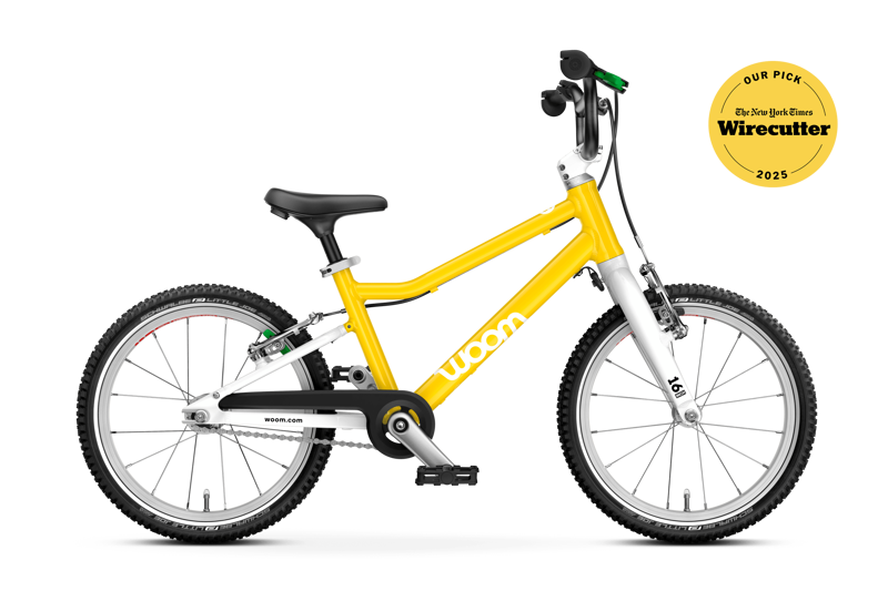 Woom Go 3 - 16 - Kids Bike - Vibrant Yellow 