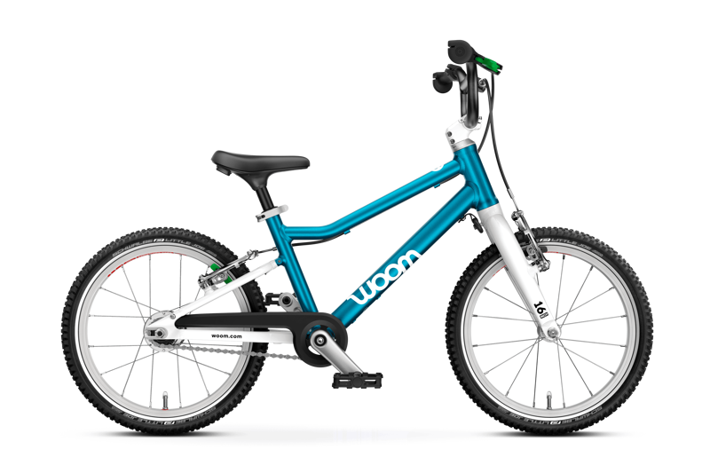 Woom Go 3 - 16 - Automagic - Kids Bike - Metallic Blue