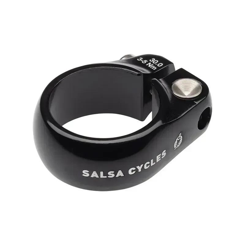 Salsa Lip-Lock Seatpost Clamp - 35.0mm Bolt-On Black