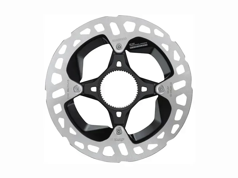 Shimano MT900 XTR Centerlock Rotor in Silver and Black-1