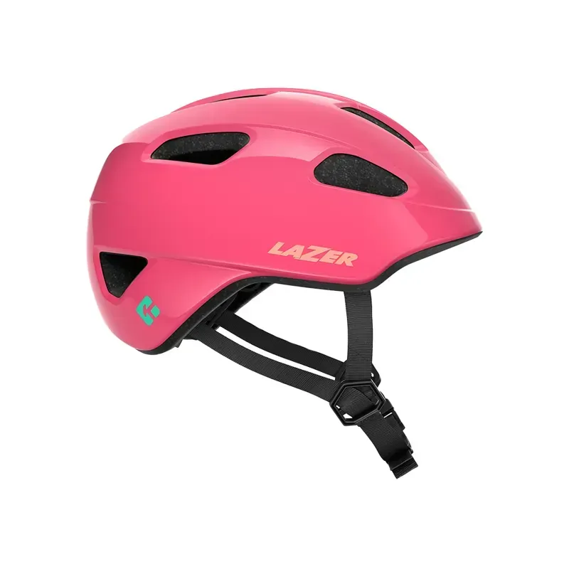 Lazer Pnut Kineticore Kids' Helmet in Fuchsia