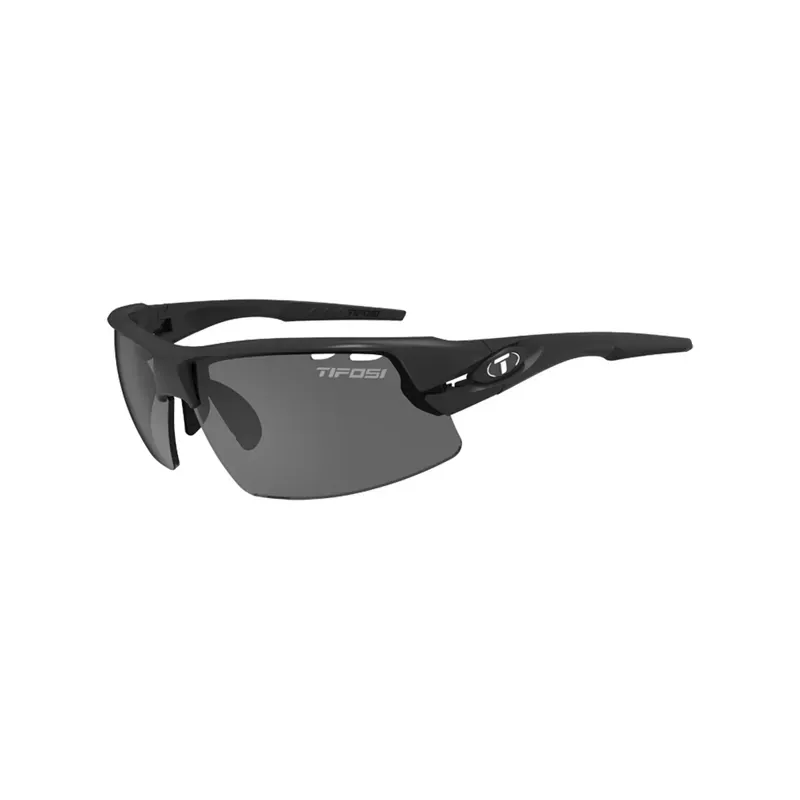 Tifosi Crit Half Frame Sunglass in Black