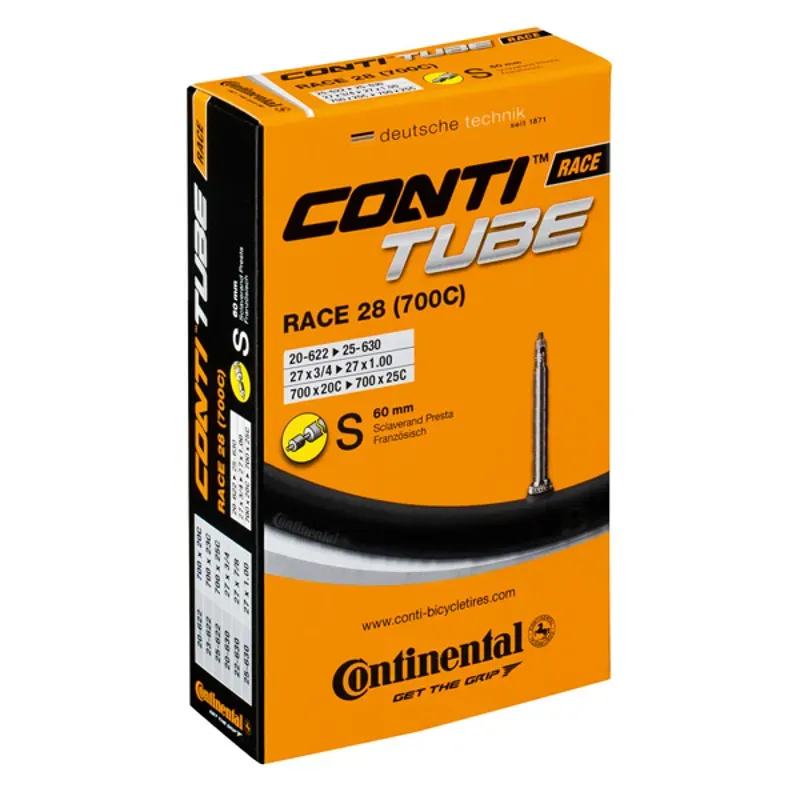 Continental Race 28 Tube Outer Box: 25 700x18/25 80mm PV