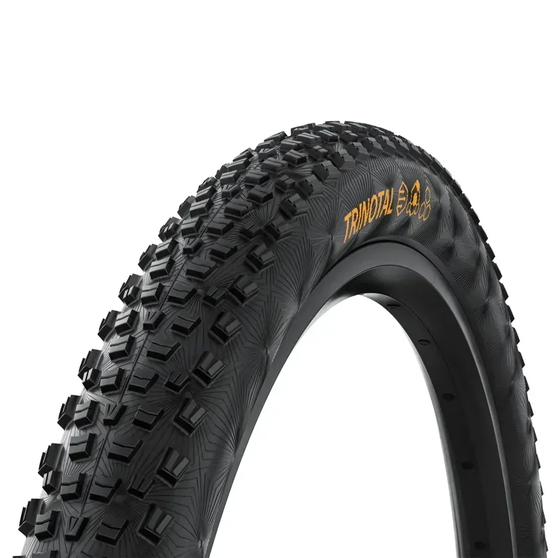 Continental Trinotal Tire - 29 X 2.40 Tubeless Folding Black Grip Race Casing E25 Black 29 x 2.40