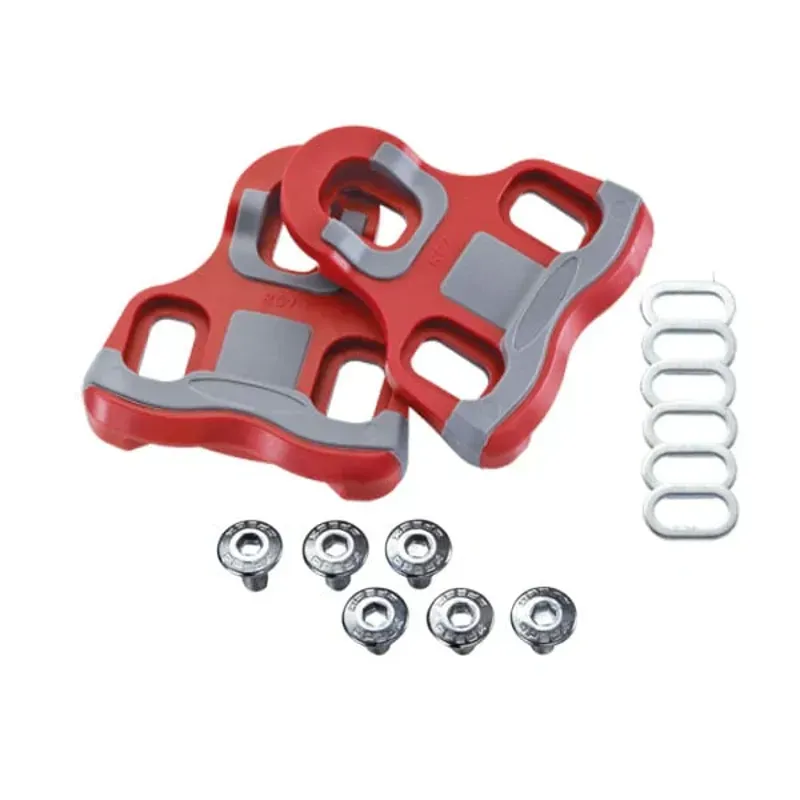 Xpedo Thrust 7 6-deg Cleat Set in Red/Gray