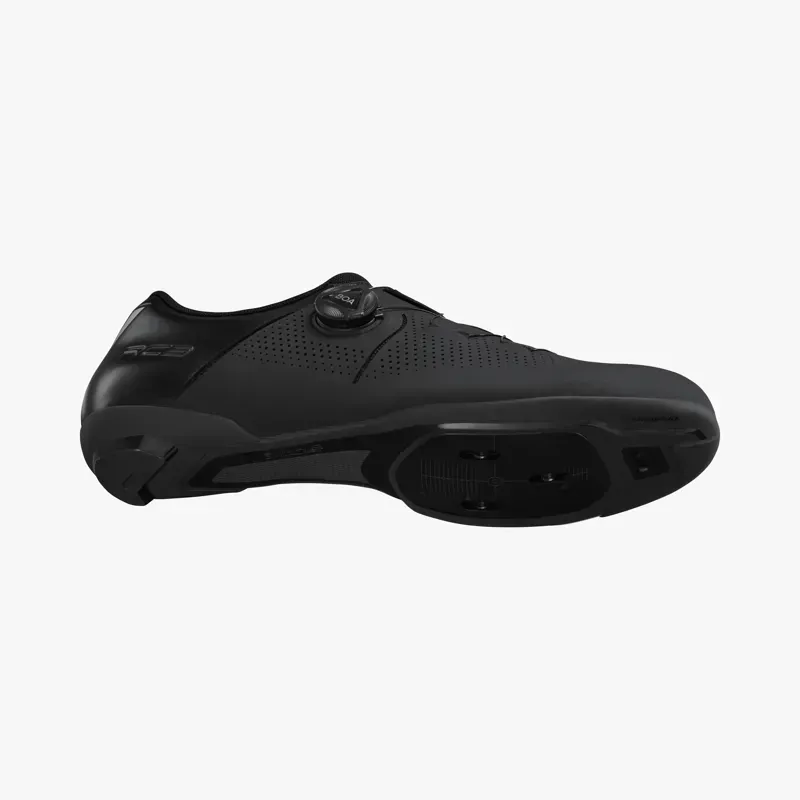 Shimano SH-RC302 Wide Road Shoe in Black-4