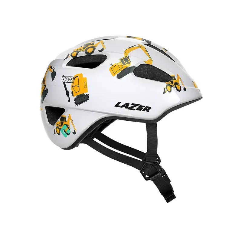 Lazer Pnut Kineticore Kids' Helmet in Diggers