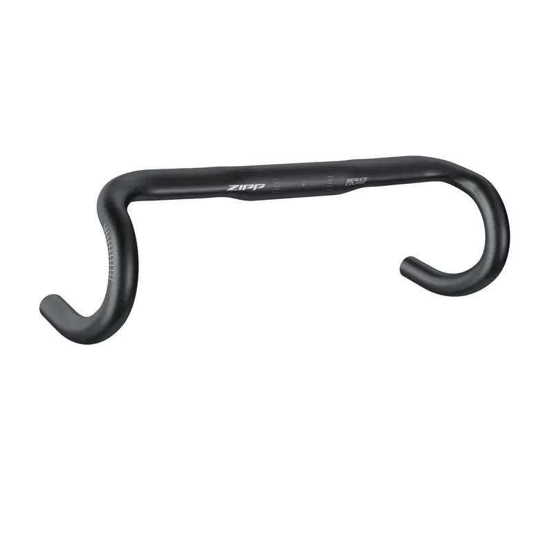 Zipp Service Course 70 Ergo Drop Handlebar - Aluminum 31.8mm 38cm Bead Blast Black B2 Bead Blast Black